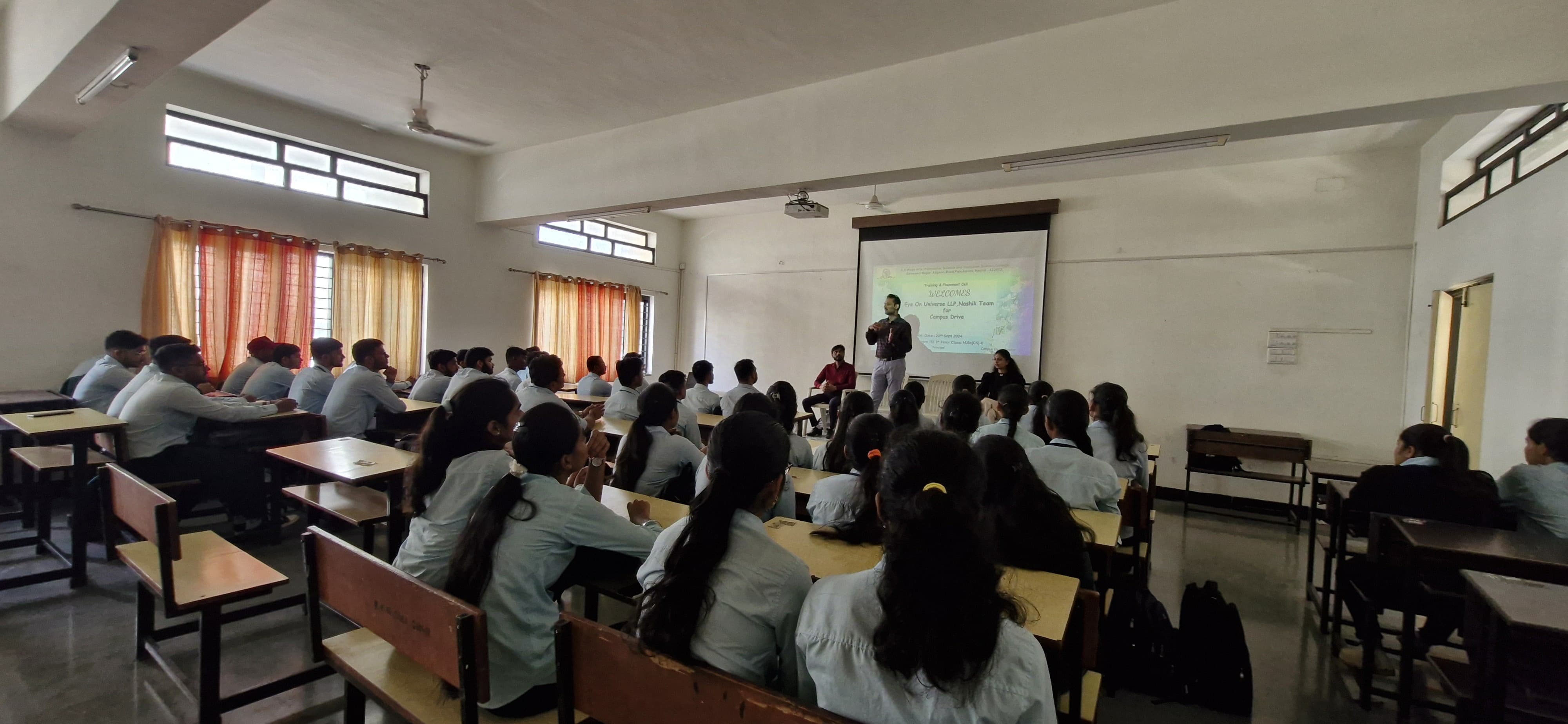 Eye On Universe Preplacement Talk  For Final Year M.Sc(CS) Students 2024-25